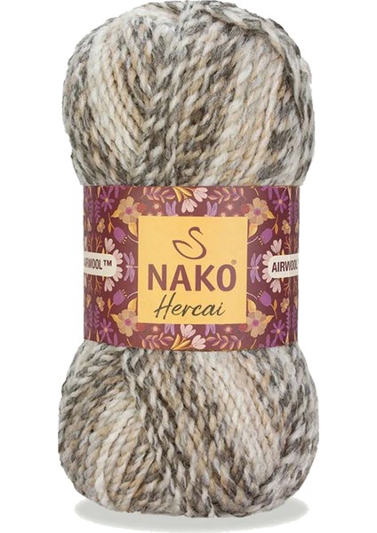 5 Adet Hercai Ebruli Hırka Kazak Atkı Bere El Örgü İpi Yünü 7309 fiyatları