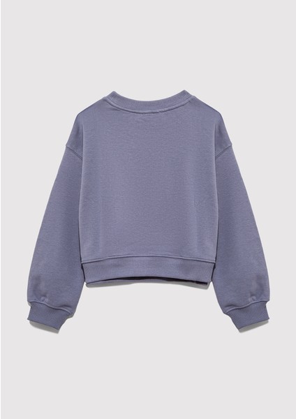 Mavi Jns Nakışlı Mor Sweatshirt 7S10146-88095 modelleri
