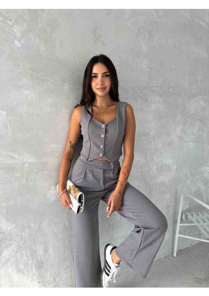 Gri Yelekli Pantolon Takim fiyatları