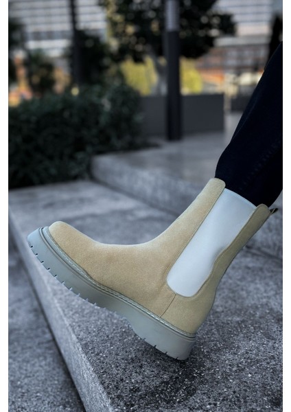 Solederva - Srt Alaska Süet Erkek Bot Kum - MN223 modelleri