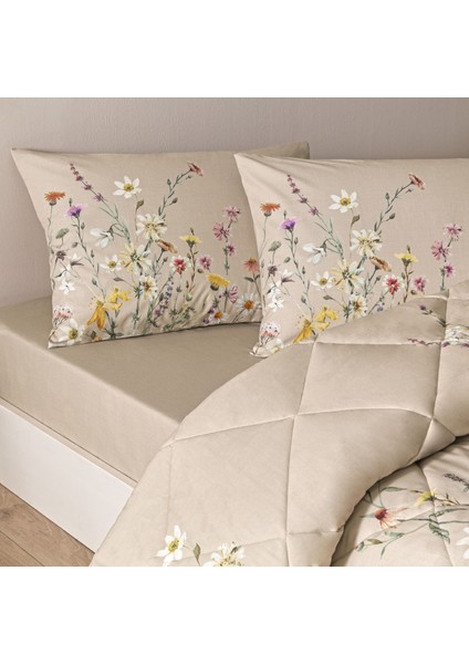 Lunel Ranforce Çift Kişilik Yorgan Seti Bej modelleri