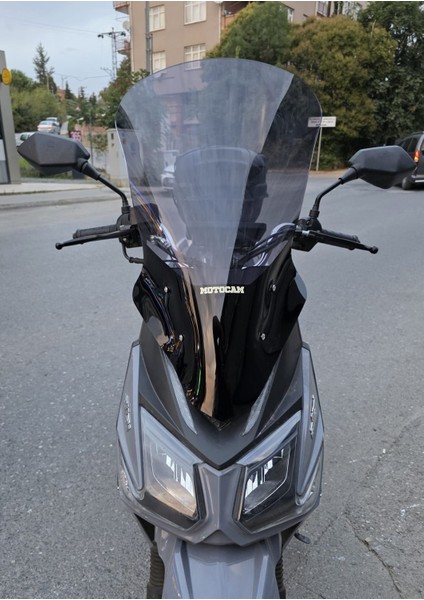 Altai F2 Max Siperlik Ön Cam 2024-2025 Model 63CM Füme Renkli 4mm