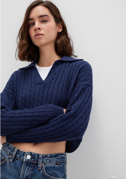 Lacivert Triko Polo 1710717-70497 fırsatları