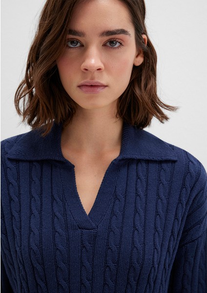 Lacivert Triko Polo 1710717-70497