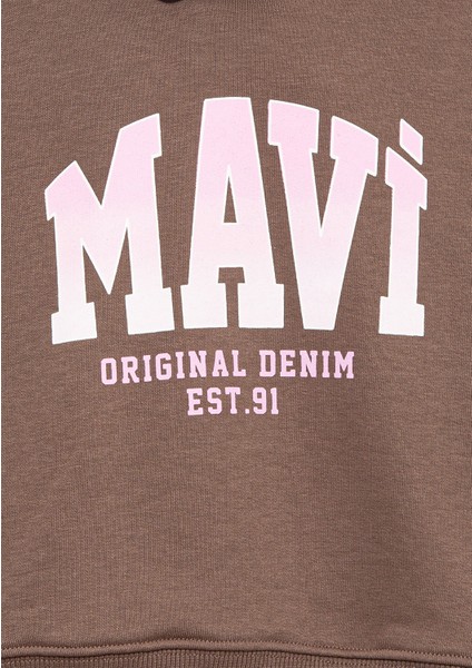 Kahverengi Sweatshirt 7S10124-87181