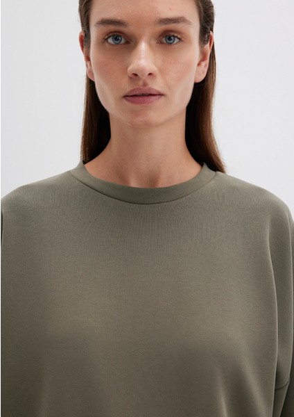 Lux Touch Tencel Tm Modal Yeşil Sweatshirt 168837-87538