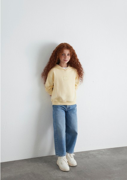 Mavi Patch Logo Sarı Sweatshirt 7S10143-70024 fiyatları