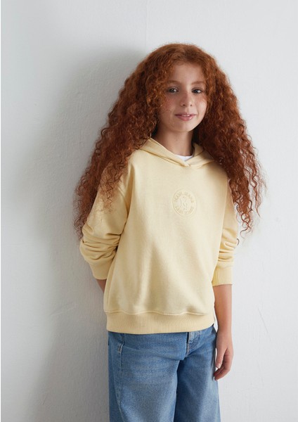 Mavi Patch Logo Sarı Sweatshirt 7S10143-70024 modelleri