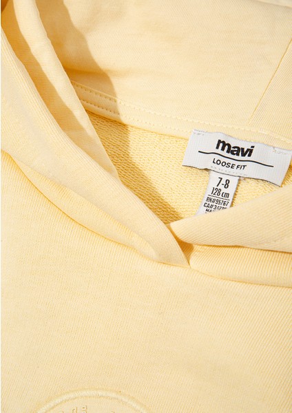 Mavi Patch Logo Sarı Sweatshirt 7S10143-70024