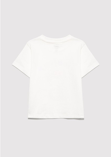 Kruvasan Baskılı Ekru Tişört 7610358-70057 indirimleri