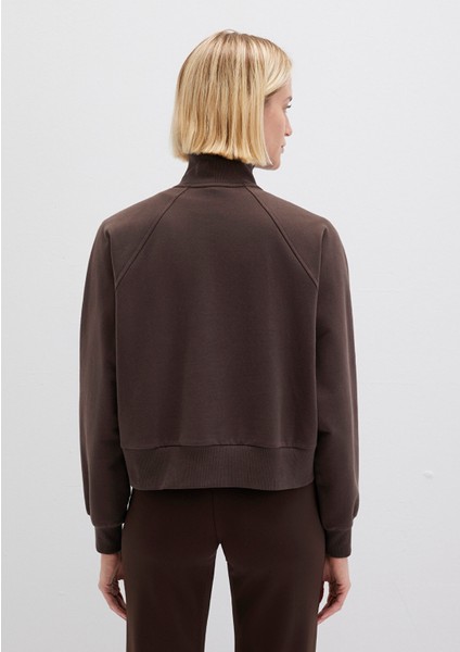 Yarı Fermuarlı Kahverengi Sweatshirt 1S10439-70236 indirimleri