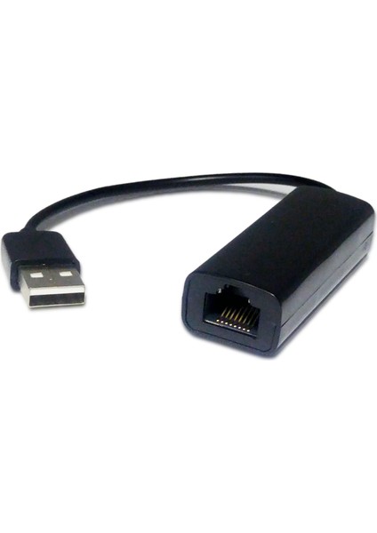 Beek USB 2.0 Fast Ethernet Adaptörü, 1 x 10/100 RJ45 Dişi Yuva, Usb-A Erkek Konnektör (Bilgisayar Bağlantısı Için), Kablolu, 20 Cm, Realtek 8152 Çip Takımı