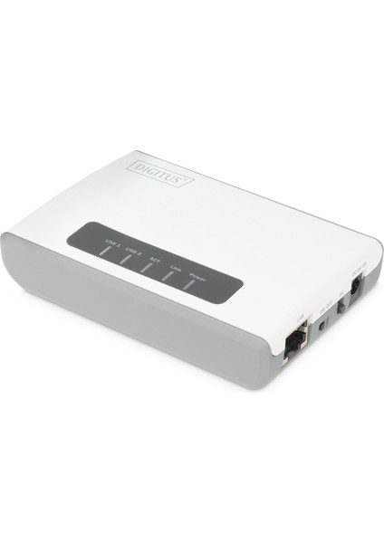 Digitus 2-Port USB 2.0 Kablosuz Çok Fonksiyonlu Ağ Sunucusu, 300 Mbps, Network USB Hub, Print Server&lt;br&gt; digitus 2-Port USB 2.0 Wireless Multi-Functional Network Server, 300 Mbps, Network USB Hu