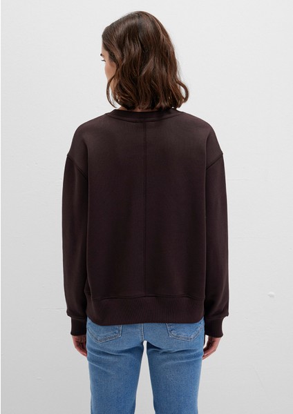 Bisiklet Yaka Kahverengi Sweatshirt 1S10390-70240 fırsatları