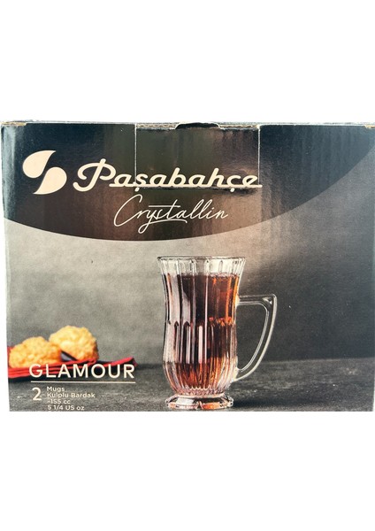 Glamour Crystal Fincan/kupa 2li 155 cc