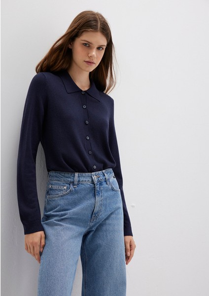 Lacivert Triko Polo 1710700-89101