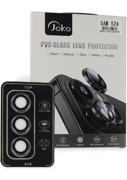 Samsung Galaxy S24 Pvd Metal Kamera Lens - Derin MOR-(5796)