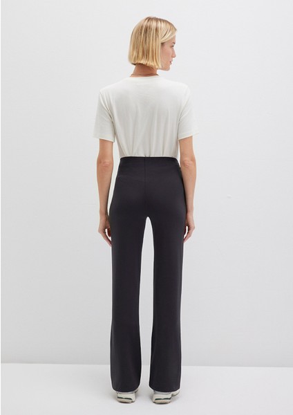 Siyah Örme Pantolon 1010968-900 indirimleri