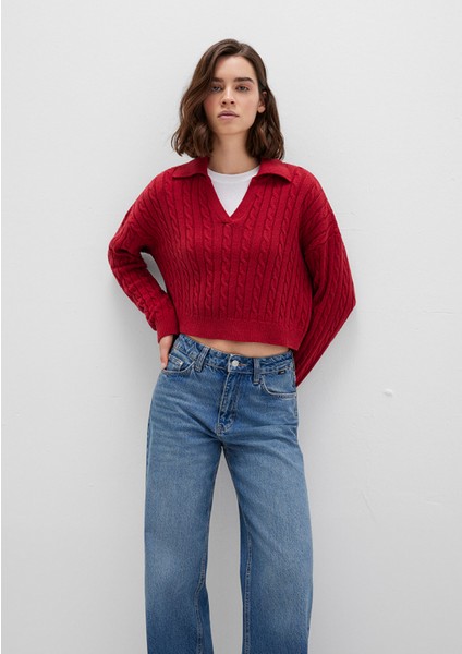 Kırmızı Triko Polo 1710717-70391 modelleri