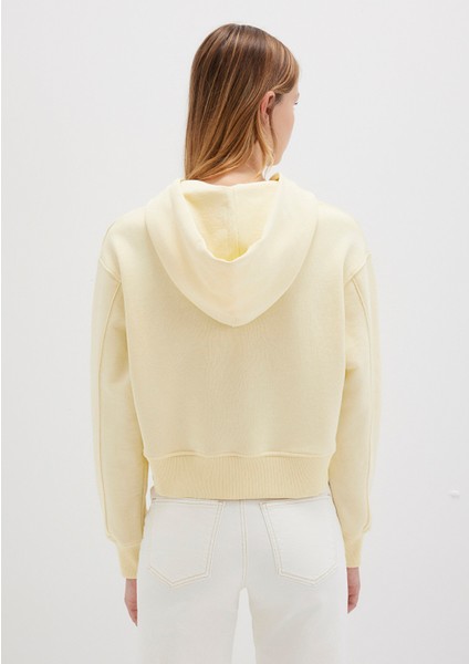 Kapüşonlu Sarı Sweatshirt 1S10386-71187 indirimleri