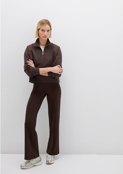 Kahverengi Örme Pantolon 1010968-70236