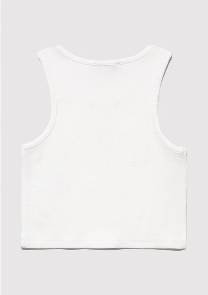 Mavi Logo Baskılı Ekru Atlet 7610336-70057 fırsatları