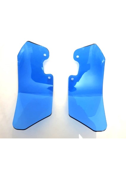 Bmw R 1200 Gs 2004-2012 Model Yan Rüzgarlık Deflektör Neon Mavi Renkli Çift modelleri