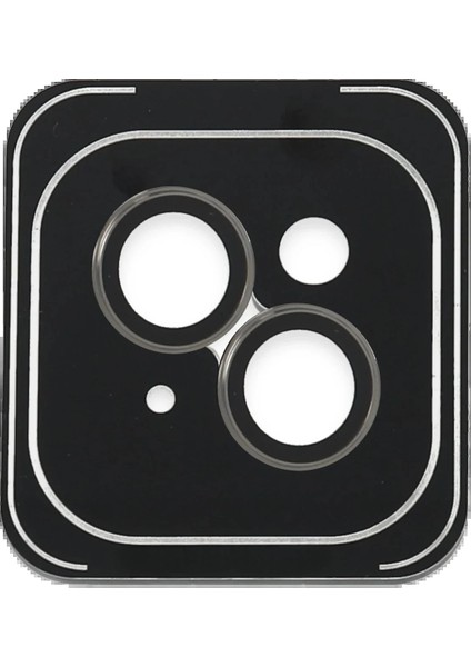 iPhone 15 Pvd Metal Kamera Lens - Titan GRI-(5796)