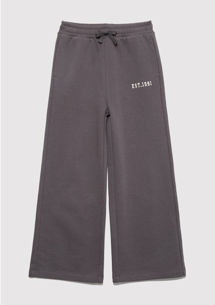 Geniş Paça Antrasit Eşofman Altı 7010034-90778