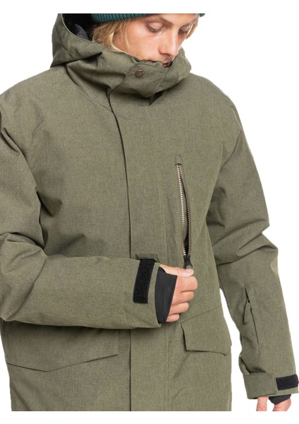 Mission Solid Jk Erkek Yeşil Snowboard Ceketi