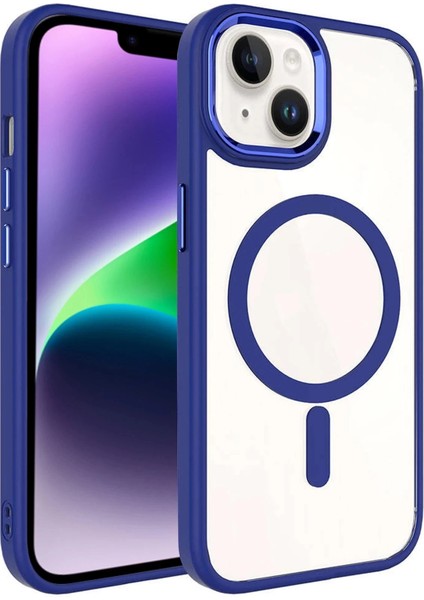 Apple iPhone 14 Terea Magsafe Kapak - Derin MOR-(5796)