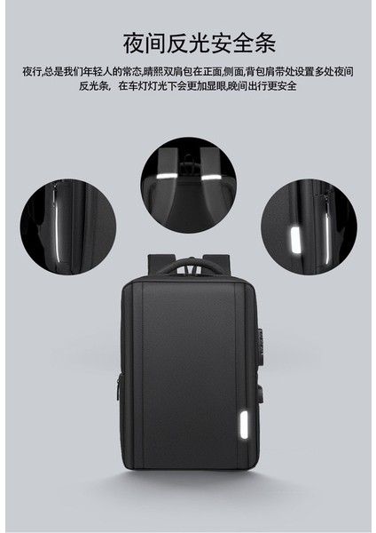 15.6 Notebook Sırt Çantası - Gri (Yurt Dışından) fırsatları