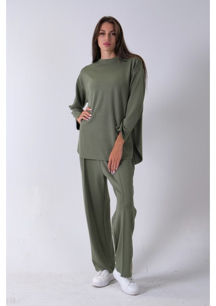 Çağla Rahat Kumaş Basic Pantolonlu Takım 31040630.332 modelleri