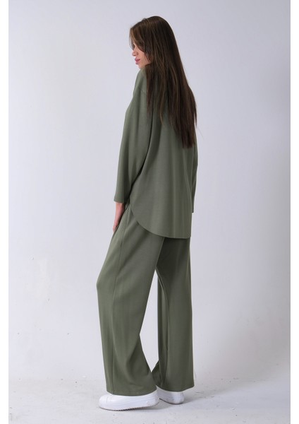 Çağla Rahat Kumaş Basic Pantolonlu Takım 31040630.332 fırsatları