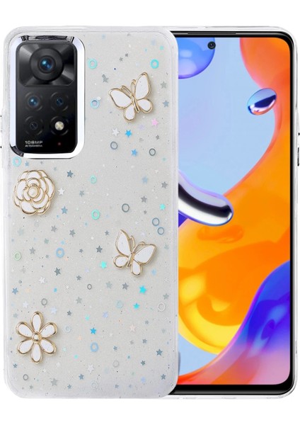 Xiaomi Redmi Note 11 Pro Fiyonk Desenli Kapak - Desen 2-(5796)
