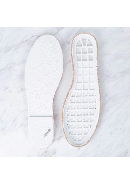 Loren Dar Hasır Espadril / Ayakkabı Tabanı 40 Numa