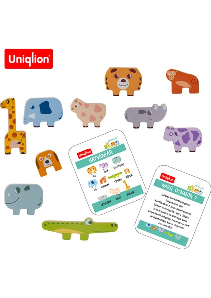 Hayvanlar Blok Seti modelleri