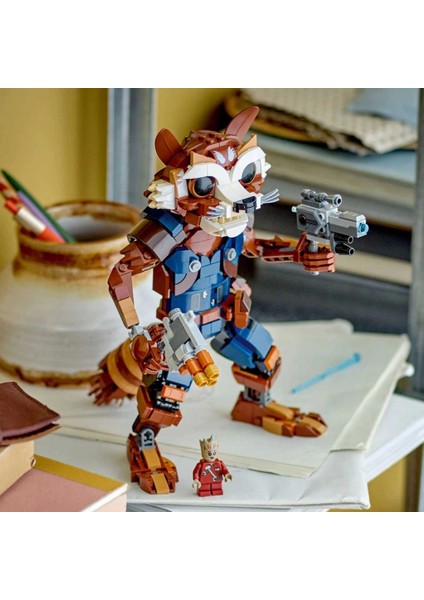 Super Heroes Rocket ve Bebek Groot 76282 modelleri