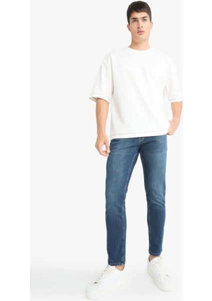 Pedro Slim Fit Dar Kalıp Normal Bel Dar Paça Jean Pantolon G2235AX25AU fırsatları