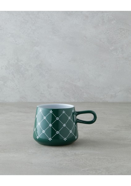 Rootix Stoneware Kupa 340 ml Koyu Yeşil