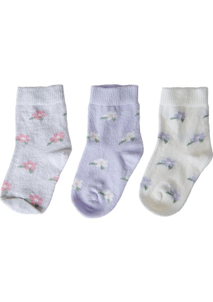 Kız Bebek 3lü Soket Çorap
