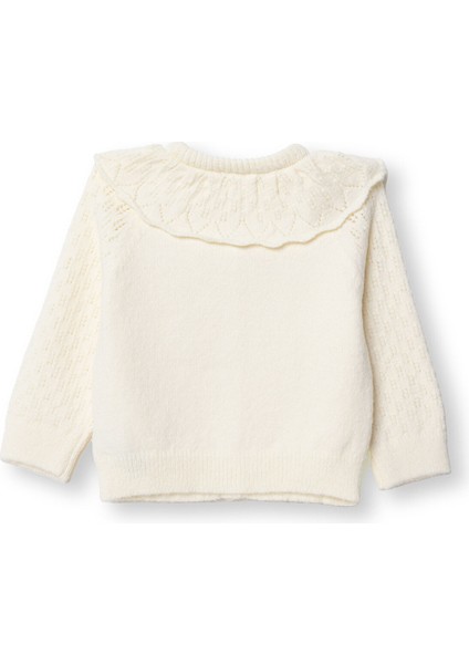 Kız Bebek Floral Teddy Bear Triko Hırka V Yaka Uzun Kol fiyatları