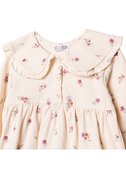 Kız Bebek Enjoy Bear Elbise Süprem Uzun Kol modelleri