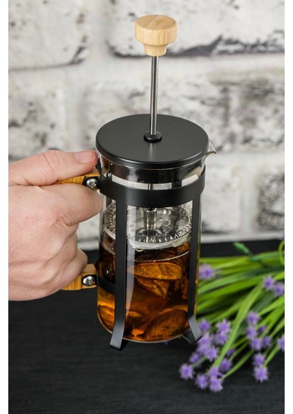 Litaetrend Lüx Cam 350 ml French Press Siyah fiyatları