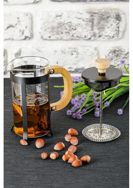 Litaetrend Lüx Cam 350 ml French Press Siyah modelleri