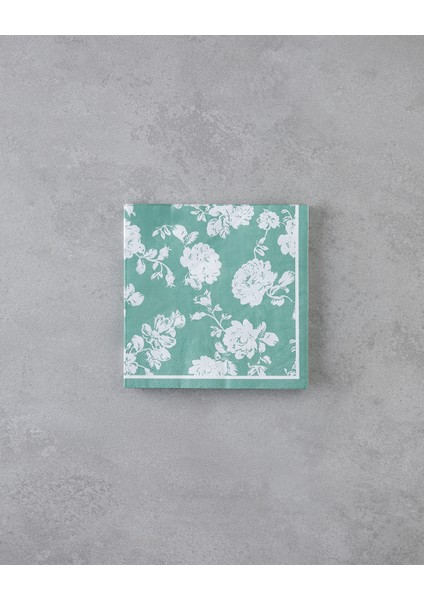 Florella Kağıt 20'li Kağıt Peçete 33X33 cm Yeşil