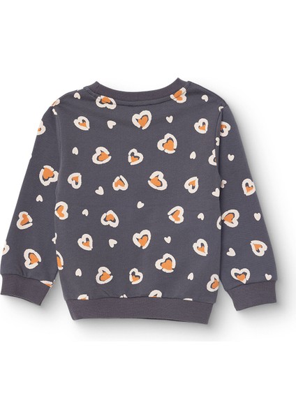 Kız Bebek Sweatshirt Şardonlu Bisiklet Yaka Uzun Kol fiyatları