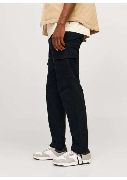 Lastikli Paça Siyah Erkek Kargo Pantolon 12258150_JPSTKANE Barkley Cargo Pan fiyatları