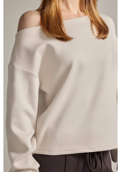Kayık Yaka Modal Sweatshirt G2914AX25AU indirimleri
