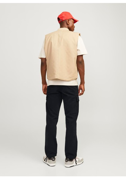 Lastikli Paça Siyah Erkek Kargo Pantolon 12258150_JPSTKANE Barkley Cargo Pan indirimleri